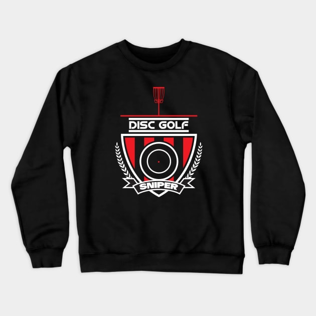 Disc Golf Sniper Crewneck Sweatshirt by CTShirts